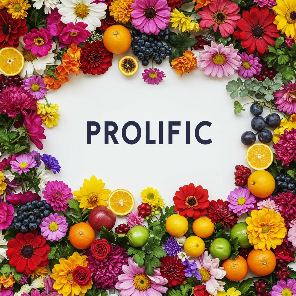 Choose the correct meaning of "prolific".